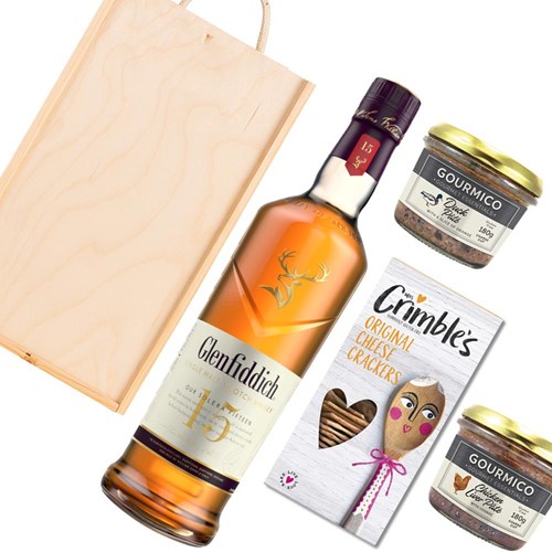 Glenfiddich 15 Year Old Solera 70cl And Pate Gift Box